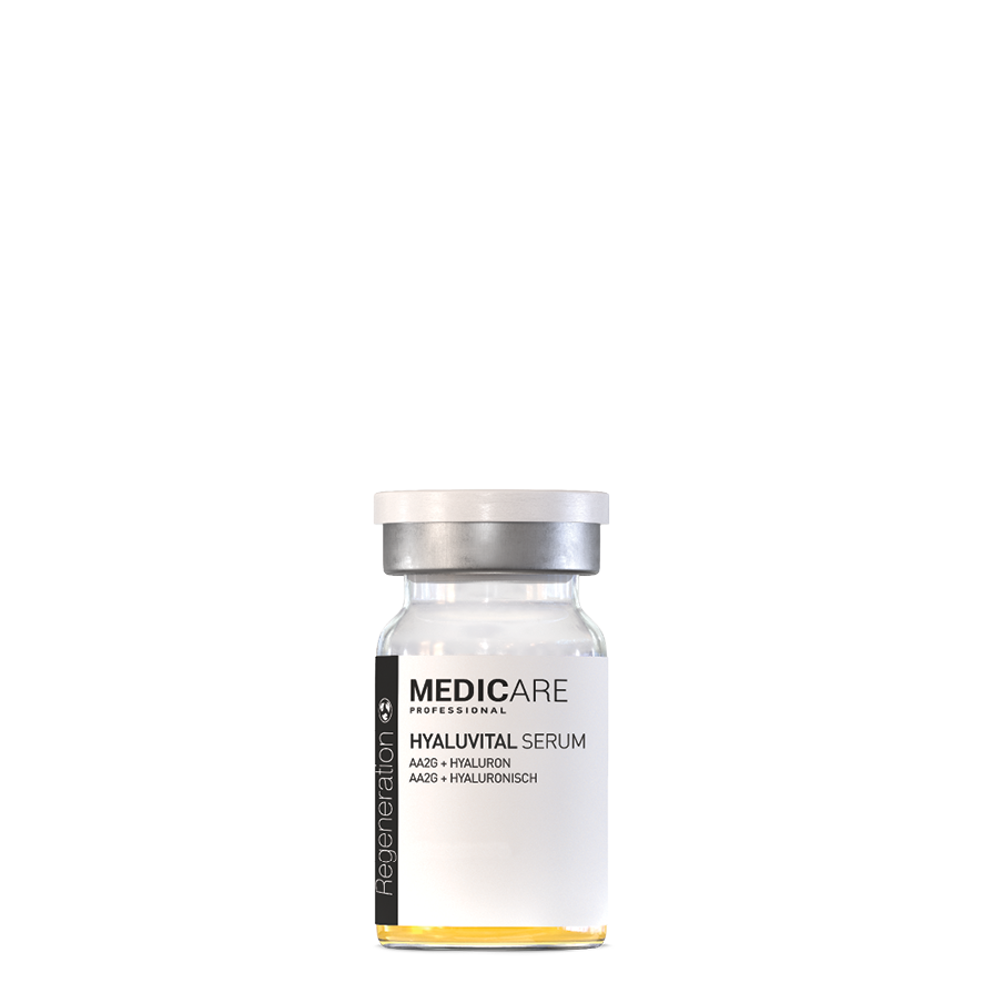Ревитализирующая сыворотка с витамином С Hyaluvital Serum фото- и хроностарение, морщины, гиперпигментация 2 флакона х 5 мл
